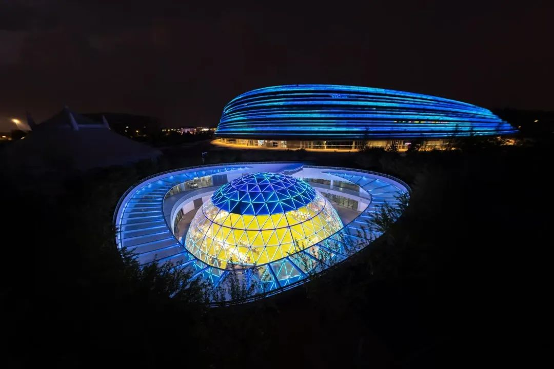 全球首个，，，，，，，，正式启用！壹定发LED炫彩点亮“熊猫眼”